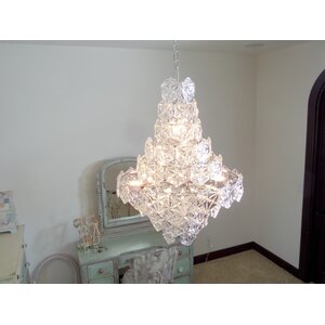 12-Light Crystal Chandelier