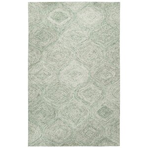 Marsh Hand-Tufted Green Area Rug