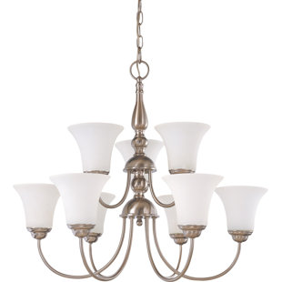 Go to store & view more images Kadyn 9-Light Shaded Chandelier by Charlton Home