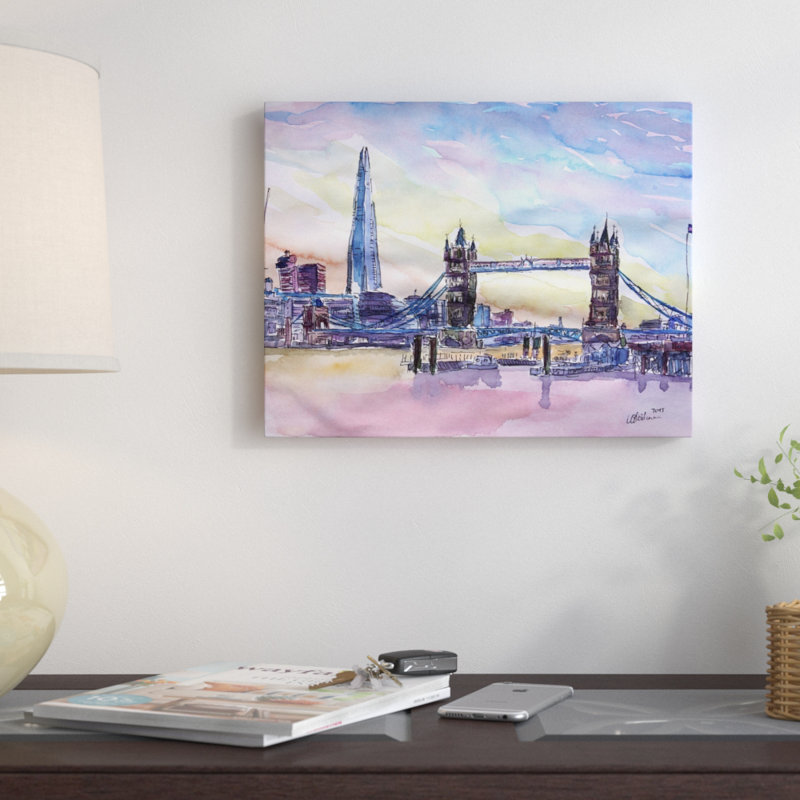 East Urban Home London England The Shard And Tower Bridge 2