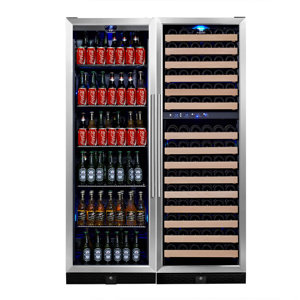 164 Bottle Triple Zone Built-In Wine Cellar