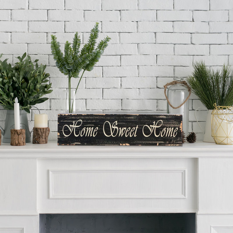 Union Rustic Home Sweet Home Wooden Wall Decor Reviews Wayfair