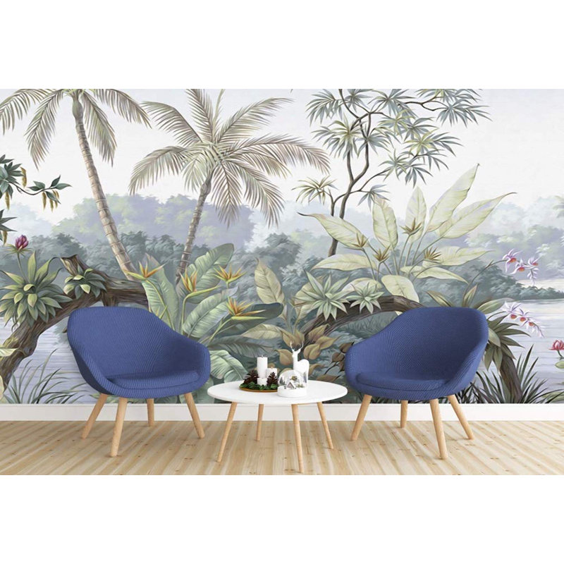 Bay Isle Home Blair Tropical Jungle Forest Textile Texture Wall