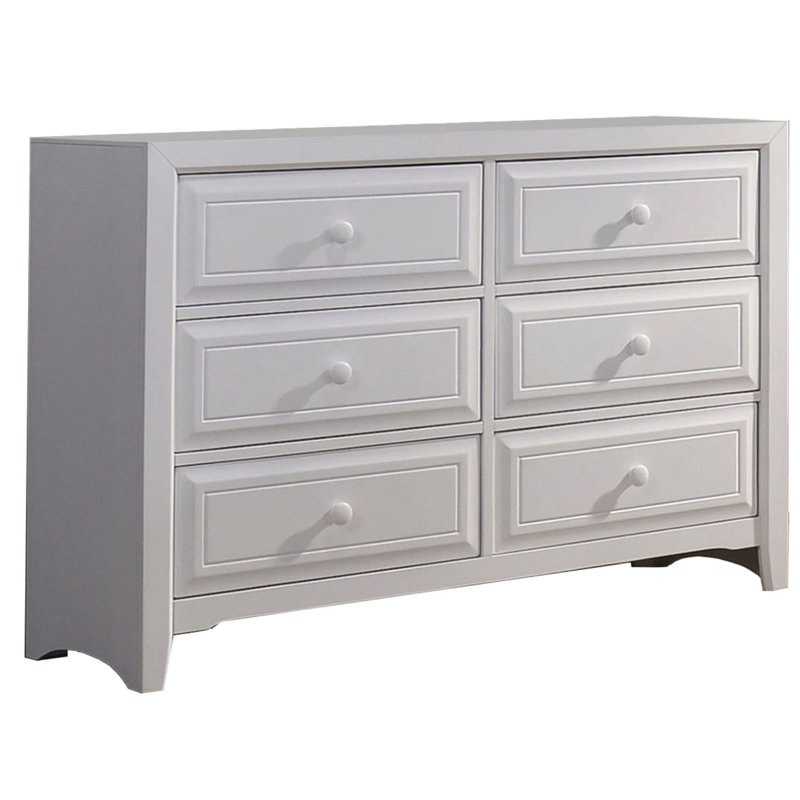 Winston Porter Transitional Wooden Dresser With 6 Drawers ...