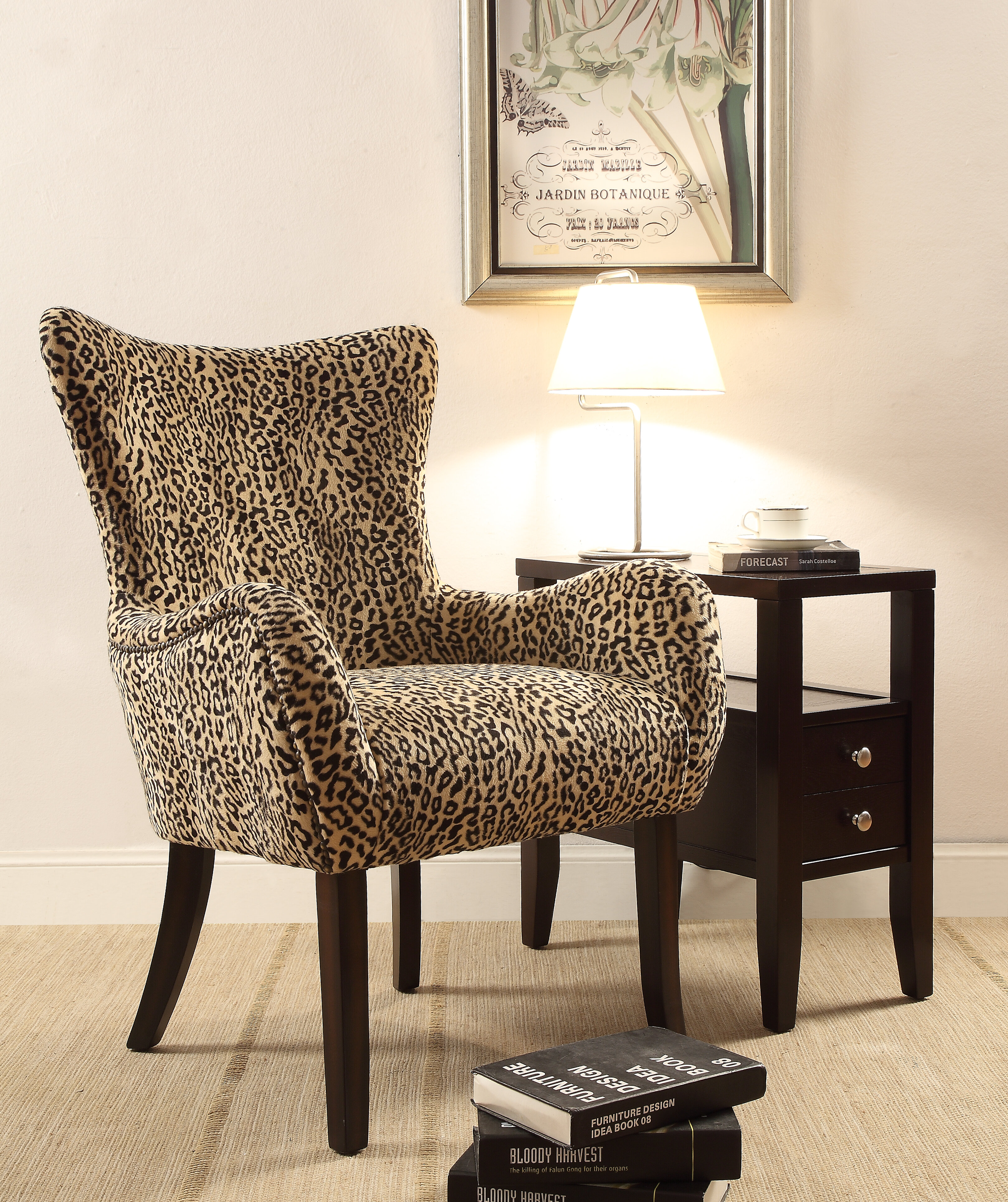 fawn print chair