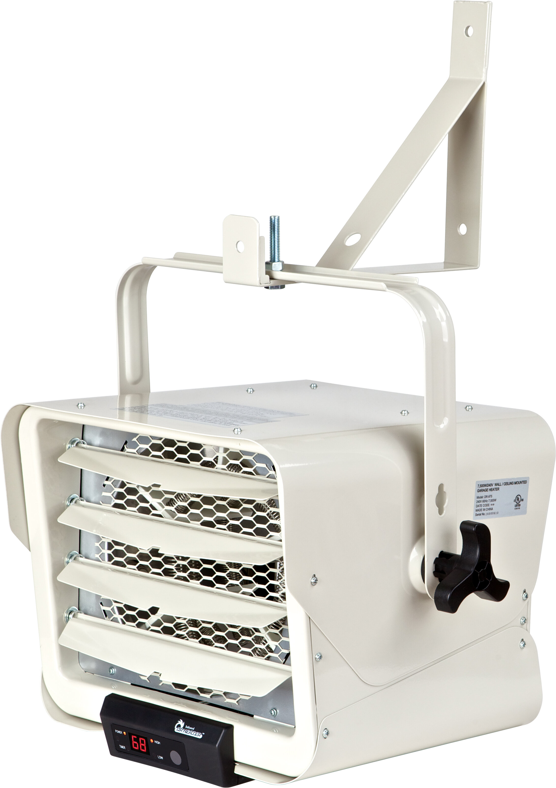 electric forced air garage heater