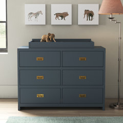 corner changing table with drawers