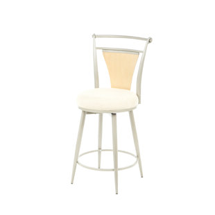Athanas 24 Swivel Bar Stool by Orren Ellis