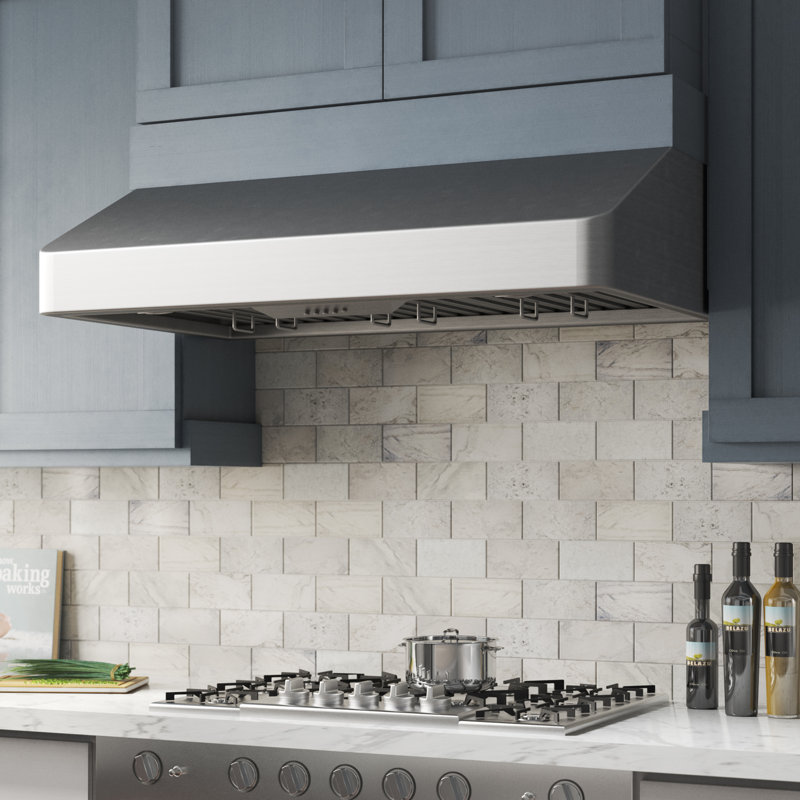 Cosmo 36 500 Cfm Ducted Under Cabinet Range Hood In Stainless Steel Reviews Wayfair