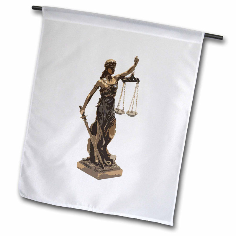 3drose Attorney At Law Scales Of Justice Polyester Garden Flag Wayfair