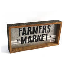 Farmers Market Novelty Metal Sign 6" x 9" Farmers Market Novelty Metal Sign 6" x 9"