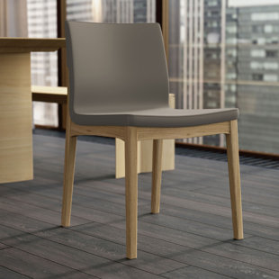 Tian Genuine Leather Upholstered Dining Chair (Set Of 2) by Orren Ellis Read Reviews