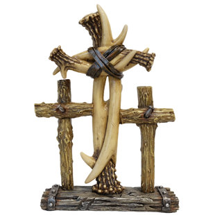 Wooden Cross Statue Wayfair