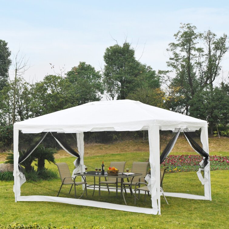 Outsunny 10 Ft. W x 13 Ft. D Metal Party Tent & Reviews - Wayfair Canada
