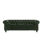 Seafoam Green Leather Sofa Wayfair