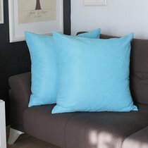 Set of 4 miniature throw pillows  Mediterranean Blues