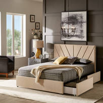 Brayden Studio Morphis Tufted Upholstered Low Profile Storage Platform Bed Reviews Wayfair