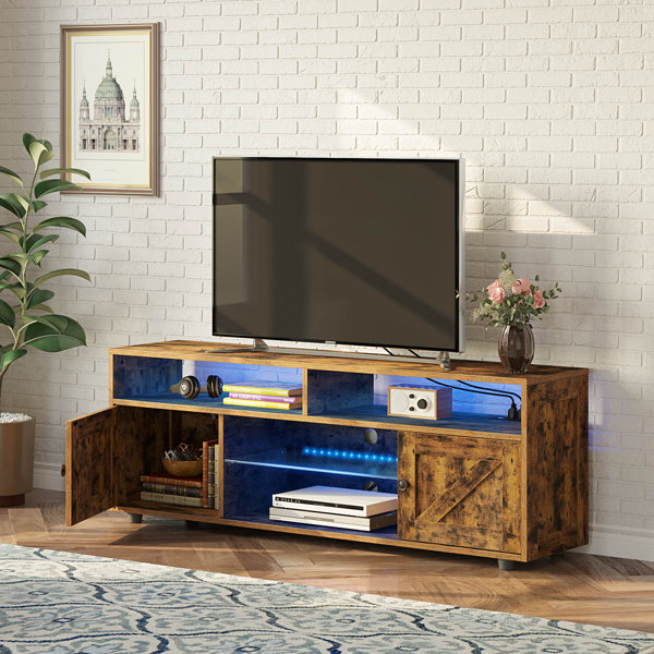 Lighted entertainment center clearance