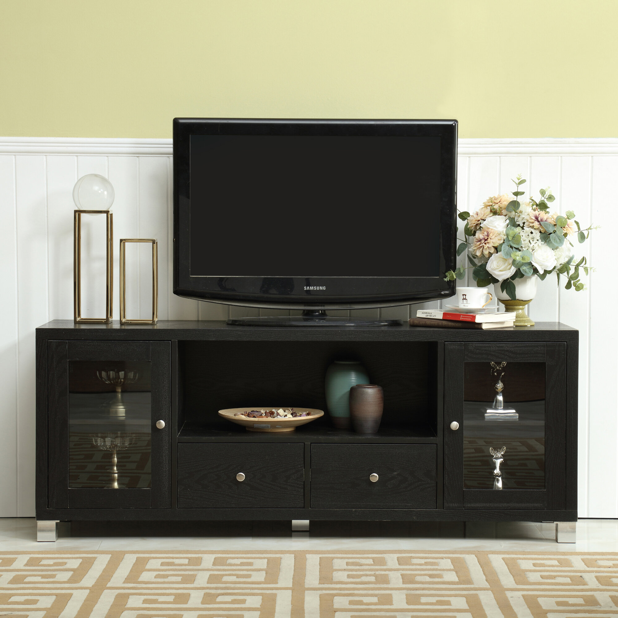 Ebern Designs Krokowski Tv Stand For Tvs Up To 65 Reviews Wayfair