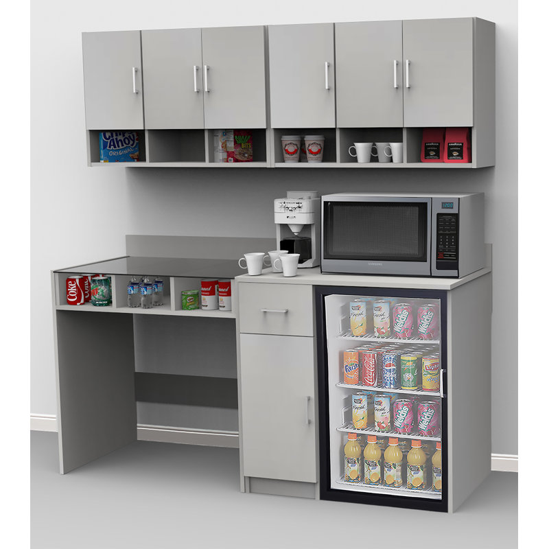 Breaktime Coffee Kitchen Lunch Break Room 84 X 72 Base Wall