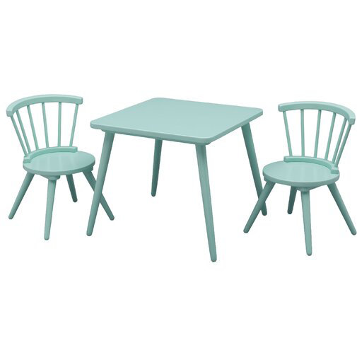 kids oak table and chairs