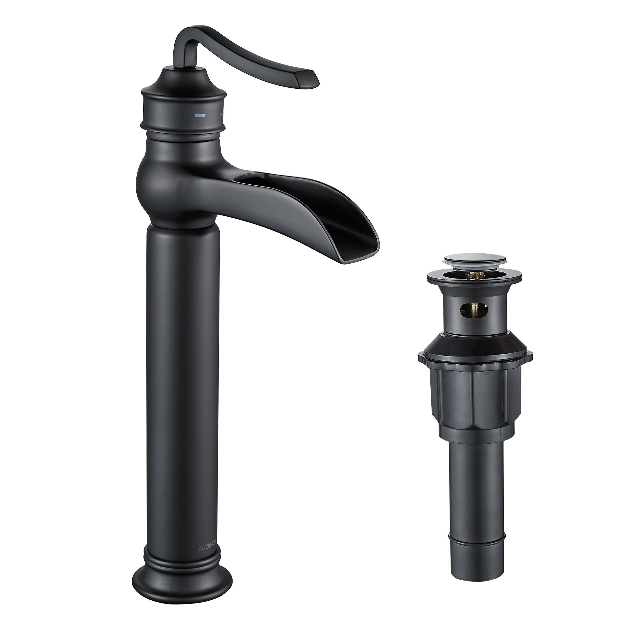 Forious Vessel Sink Bathroom Faucet with Drain Assembly | Wayfair