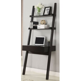 Langley Street Aldo Leaning Desk With Bookcase Wayfair