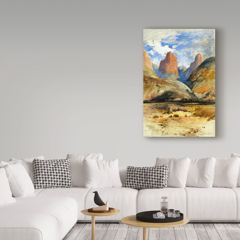 Trademark Art Colburn S Butte South Utah 1873 Oil Painting