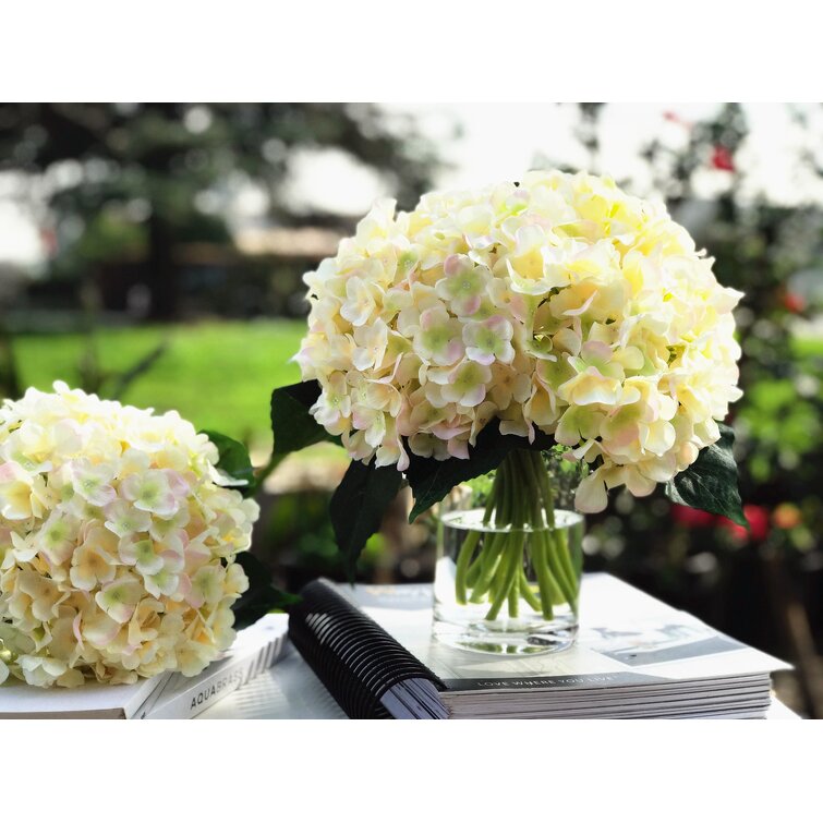 House of Hampton® Artificial Silk Hydrangea Stems & Reviews | Wayfair