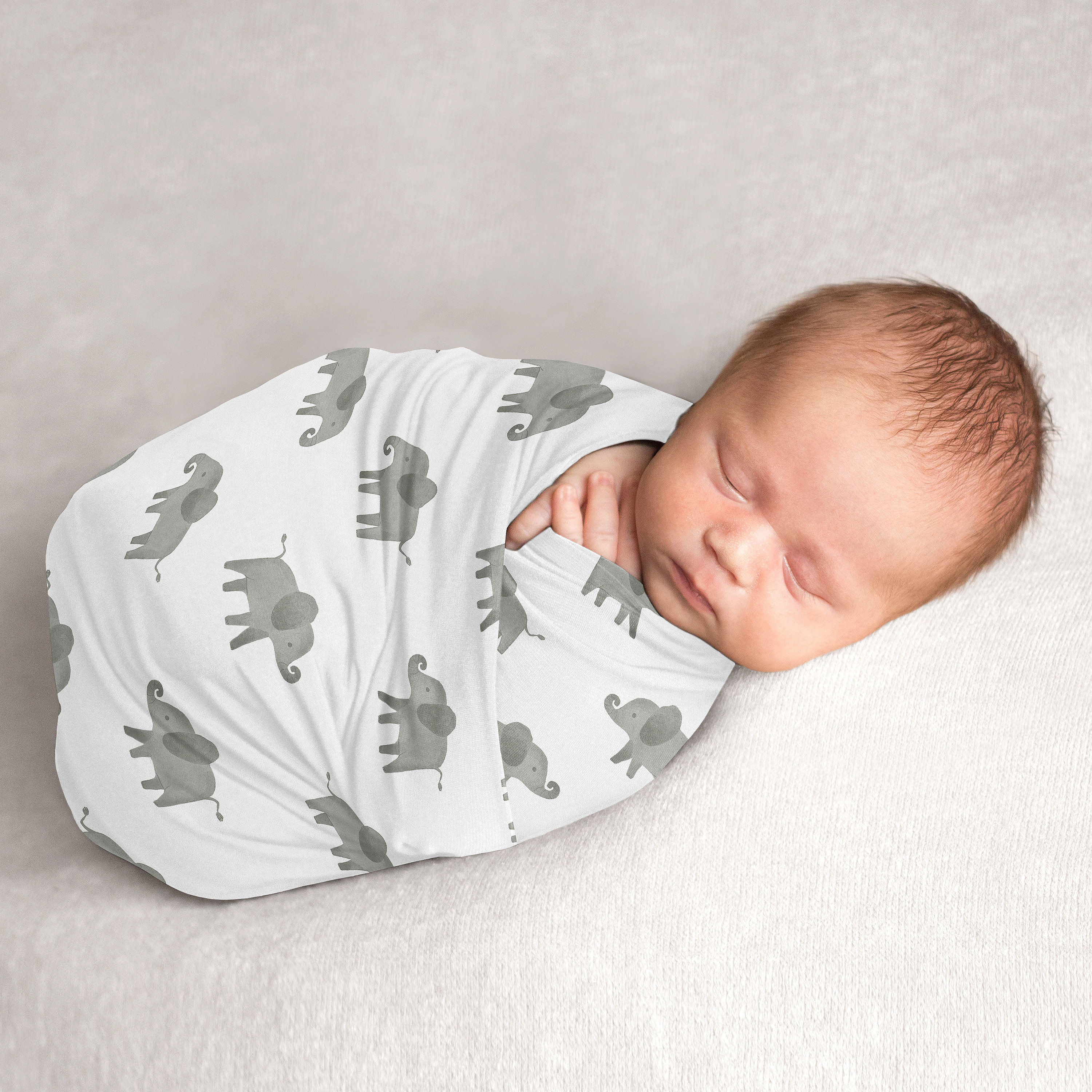 Sweet Jojo Designs Elephant Swaddle Wayfair