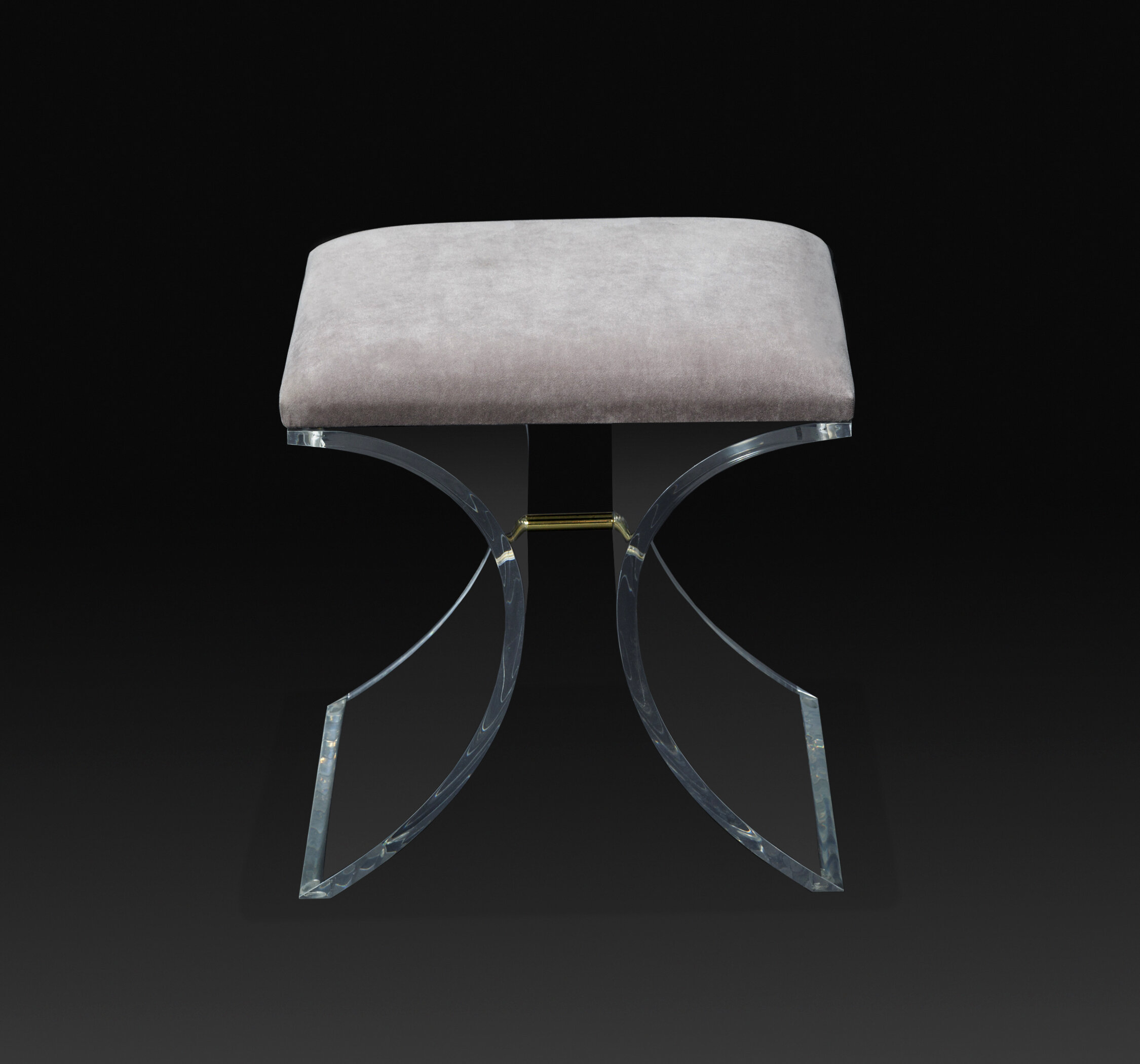 acrylic accent stool