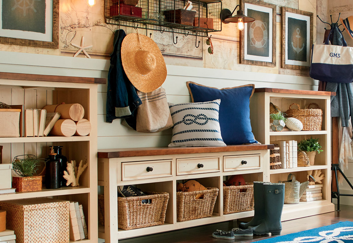 Coastal Foyer Design