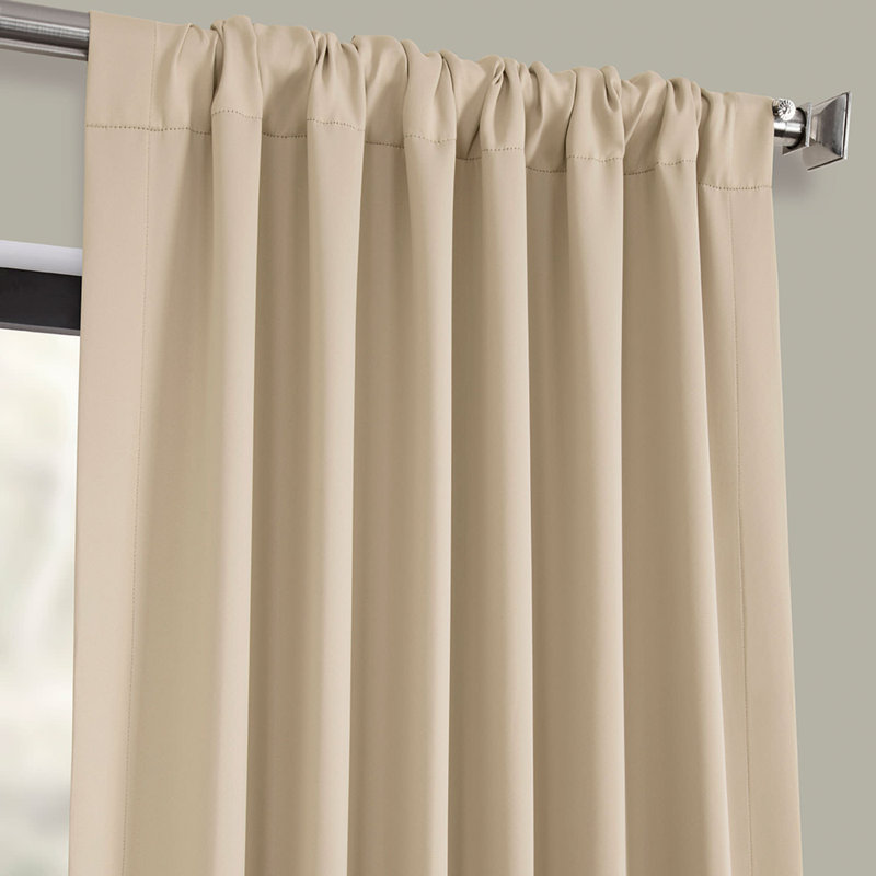 Darby Home Co Destinie Solid Color Blackout Thermal Rod Pocket