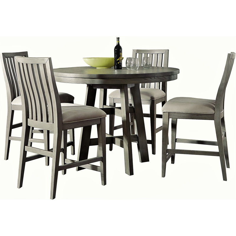 Brayden Studio Pingree 5 Piece Counter Height Solid Wood ... (800 x 800 Pixel)