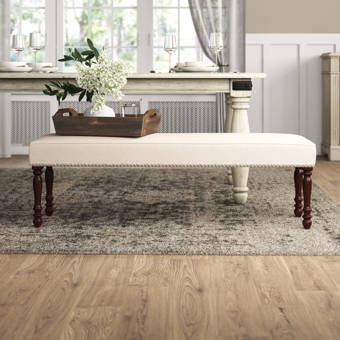 Madill Cottage Style Upholstered Bench Reviews Birch Lane