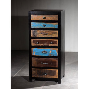 Marine Wooden 7 Drawer Lingerie Chest by Millwood Pines