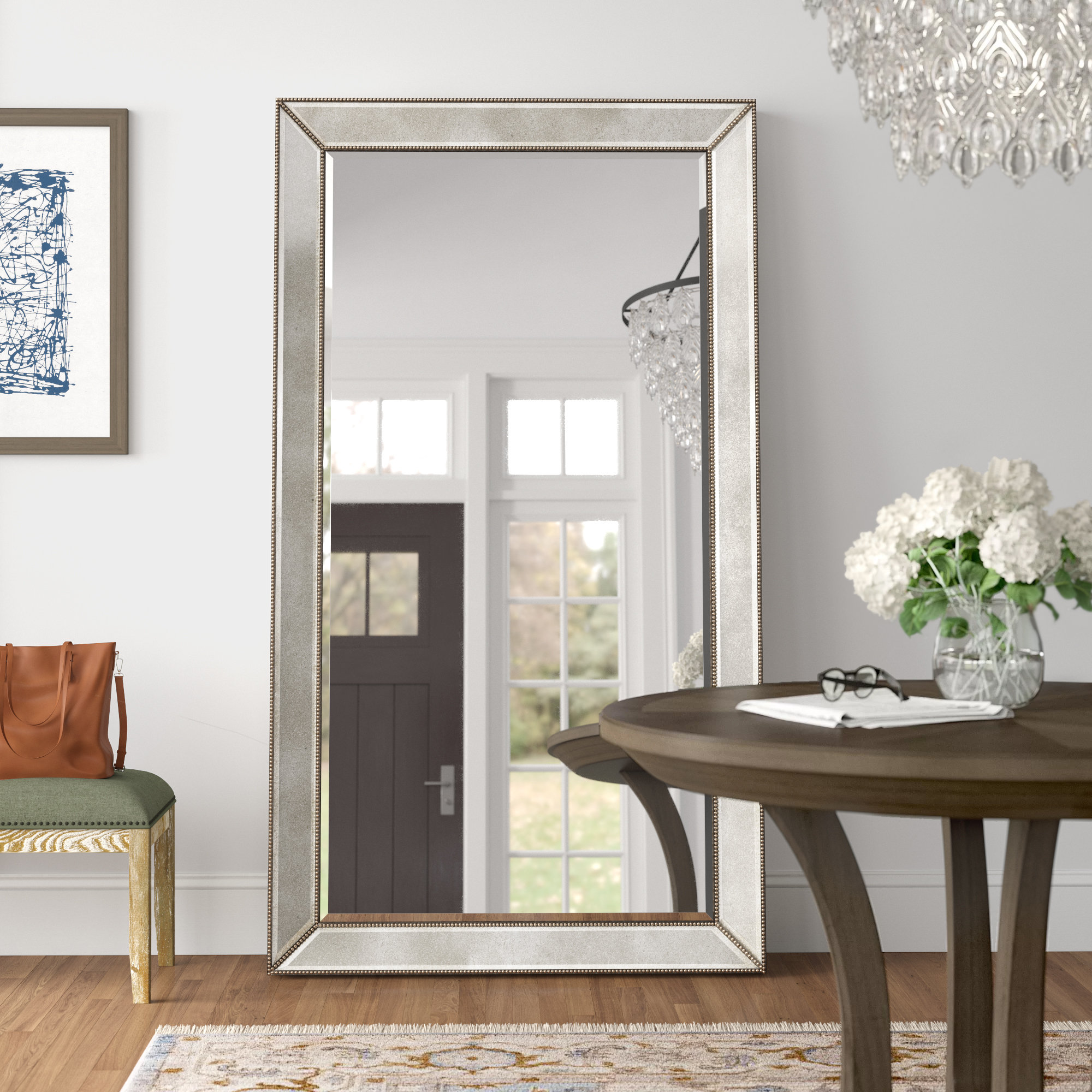 Three Posts™ Kehl Rectangle Floor Mirror & Reviews | Wayfair