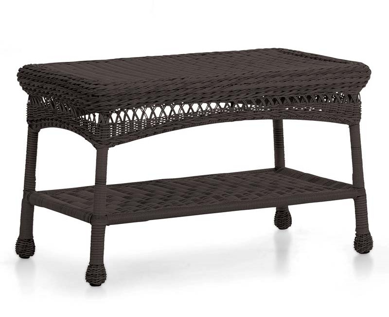 Plow & Hearth Wicker Coffee Table & Reviews Wayfair