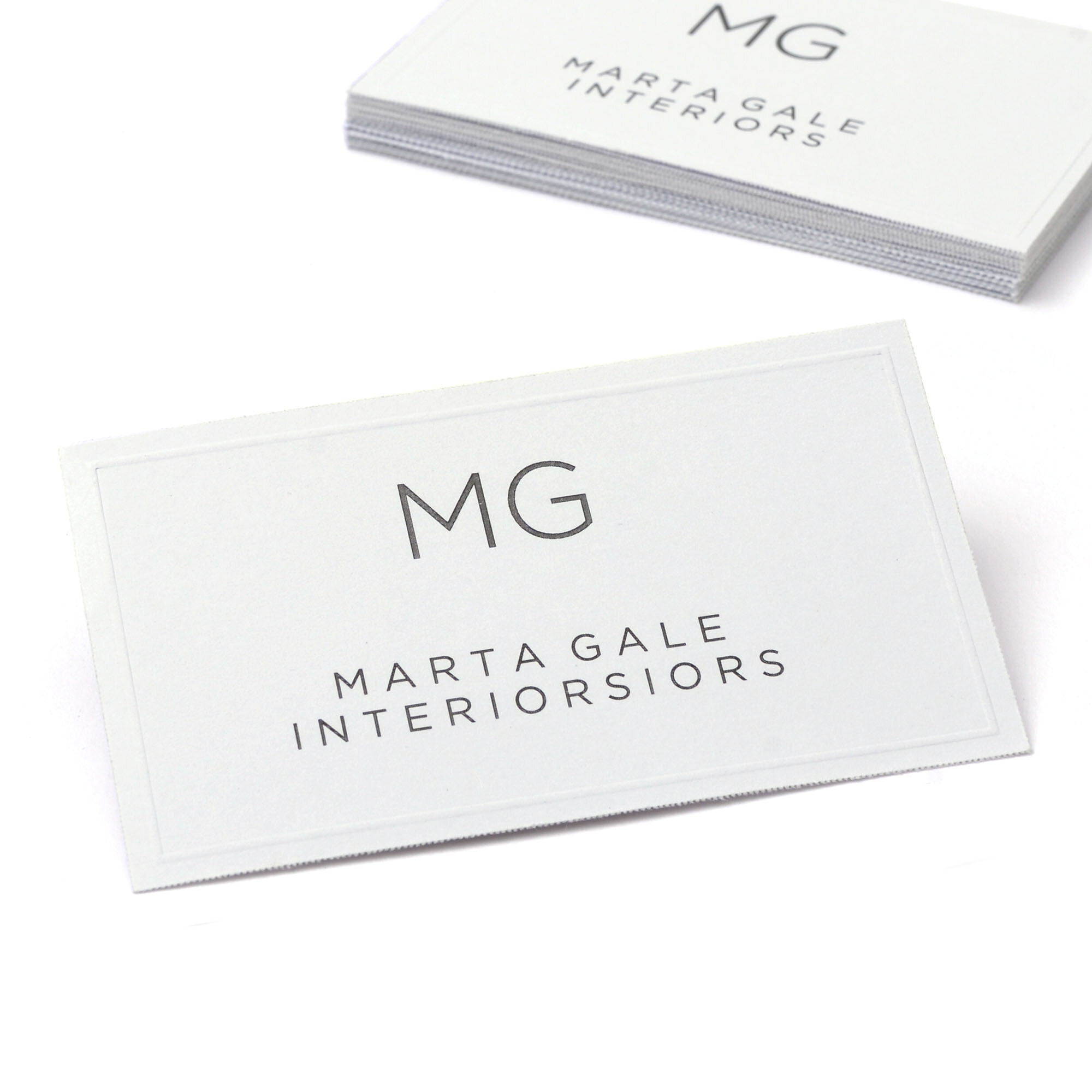 White Embossed Printable Business Cards Inside Gartner Studios Place Cards Template