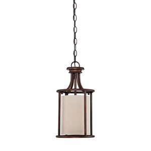 Steuben Rubbed Bronze 1-Light Foyer Pendant