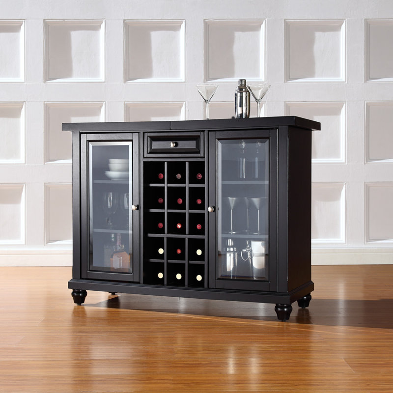 Three Posts Shady Dale Bar Cabinet With Wine Storage Reviews Wayfair Shady Dale Bar Cabinet With Wine Storage