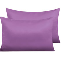 purple pillow sheets