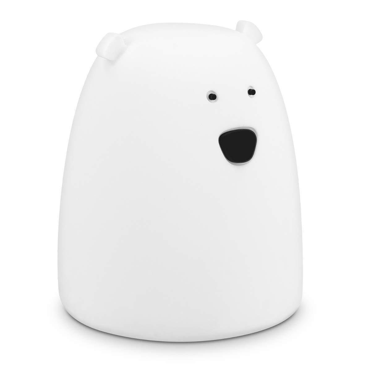 silicone bear night light