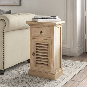 Loon Peak Abella End Table With Storage Wayfair
