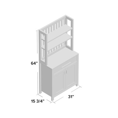 brutus 31.5 standard baker's rack