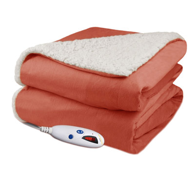 Biddeford Blanketselectric Heated Warming Throw Blanket Biddeford Blankets Color Caramel Dailymail