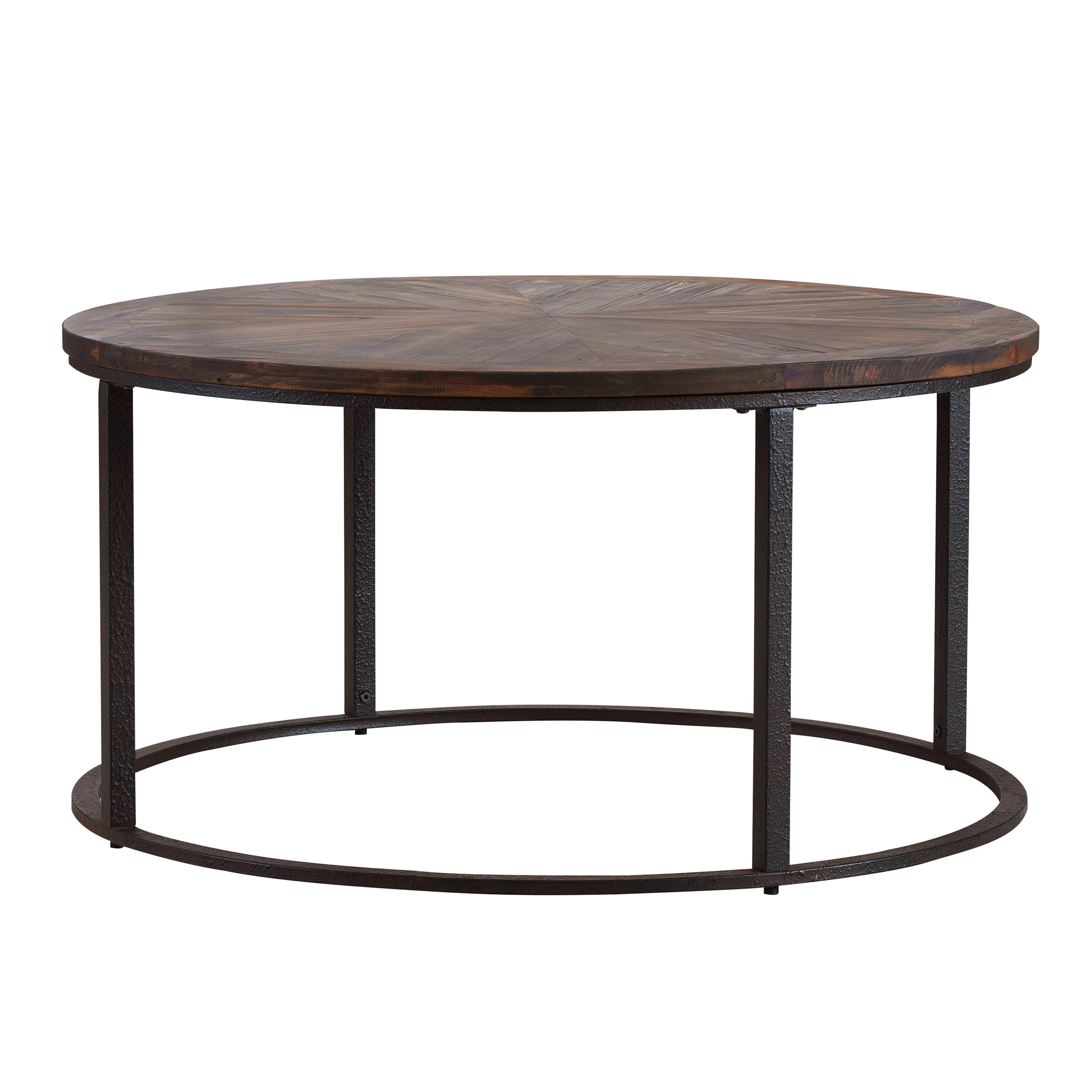 Round Wooden Coffee Table Wayfair