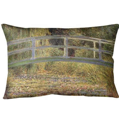 Claude Monet the Waterlily Pond Lumbar Pillow East Urban Home Material: Cotton Twill