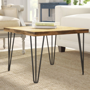 Go to store & view more images Gracie Oaks Nadin Rustic Old Elm Coffee Table