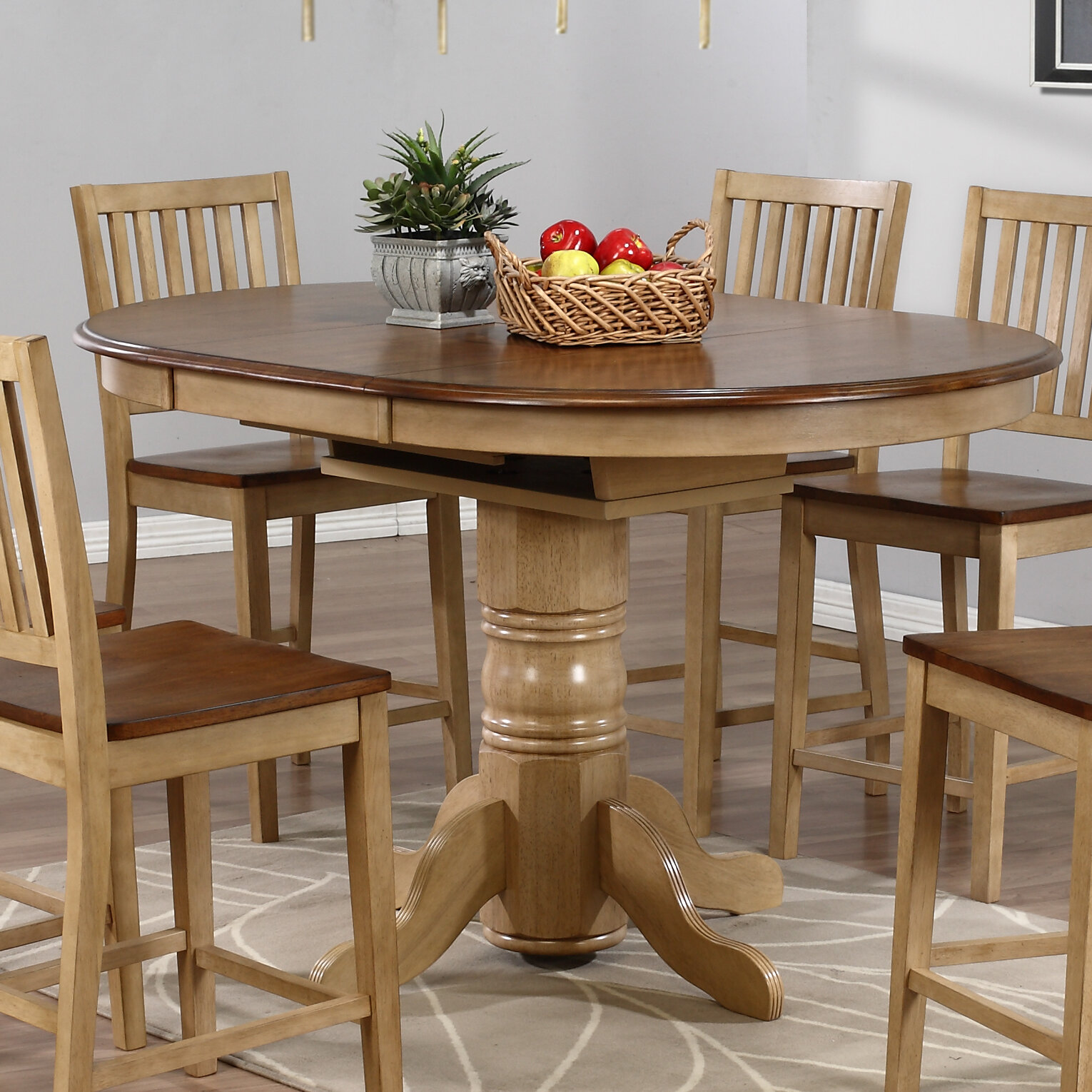 counter height adjustable dining table